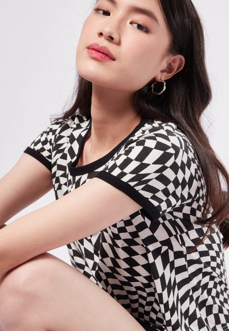 Printed Round Neck T-Shirt