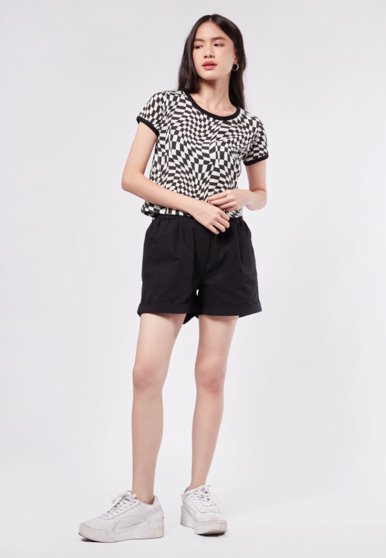 Printed Round Neck T-Shirt