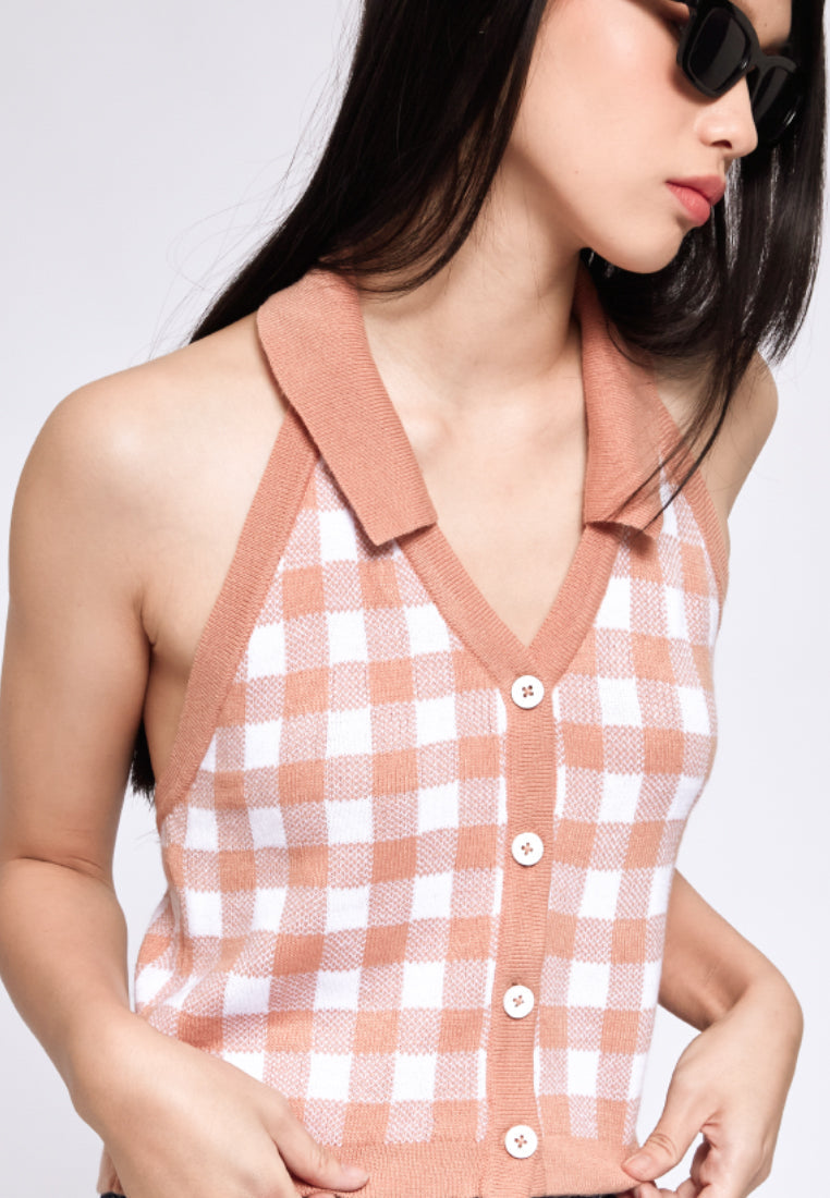 Halter Neck Crop Top