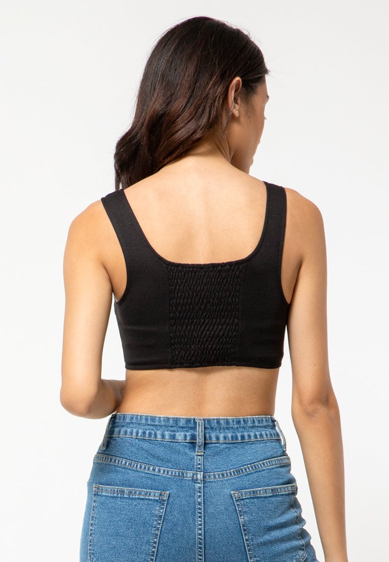 Black Korset Top