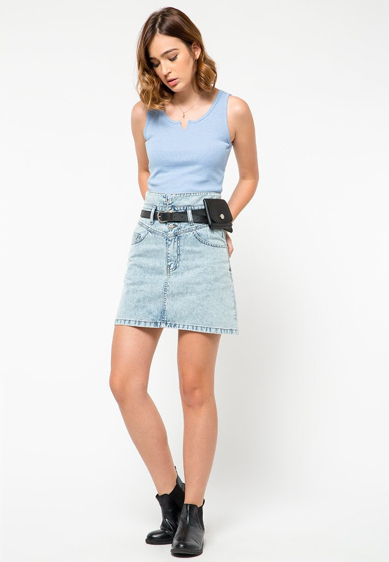 Tank Top with Slit