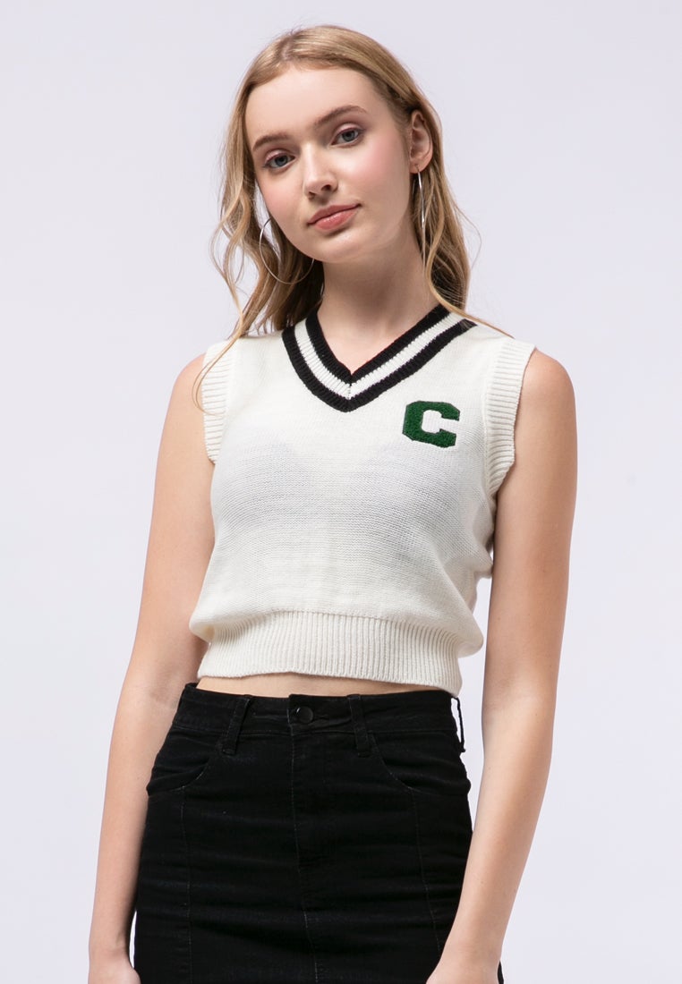 Knit Crop Vest