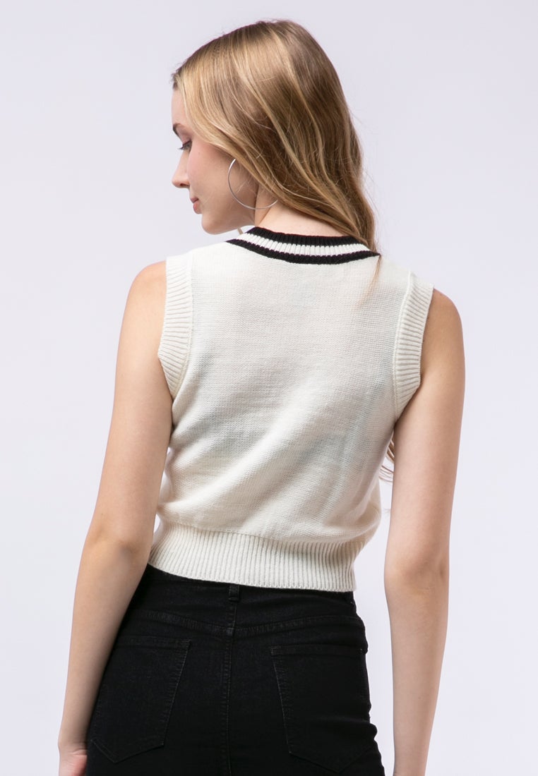 Knit Crop Vest