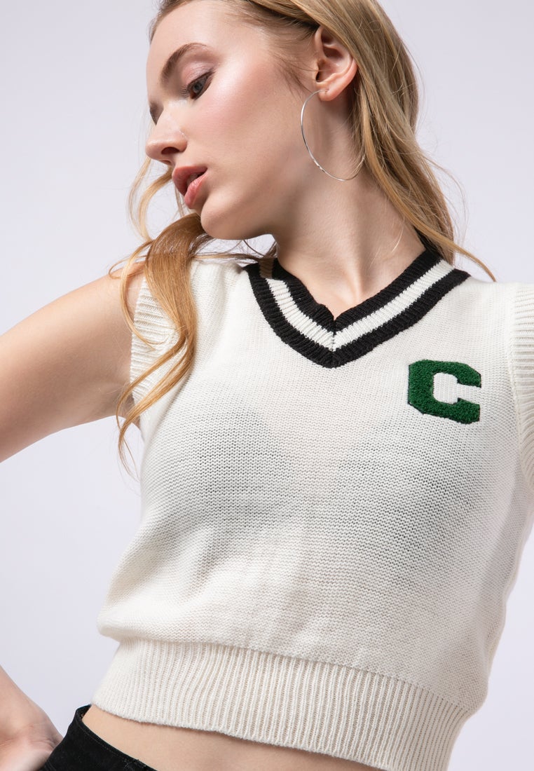 Knit Crop Vest
