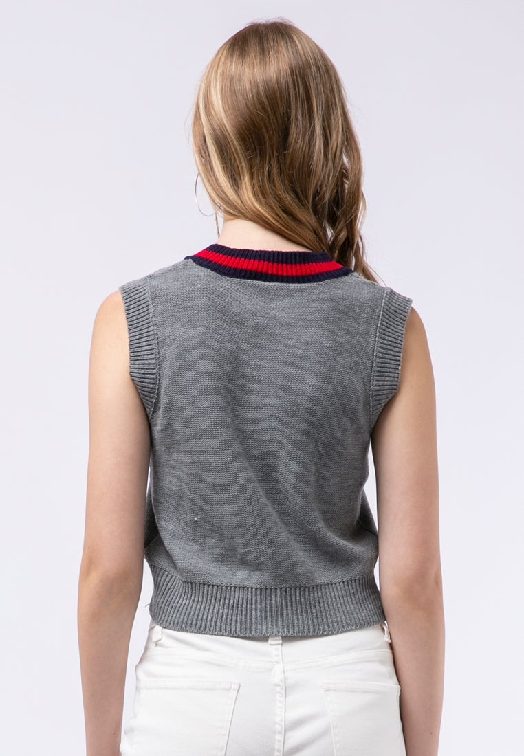 Knit Crop Vest