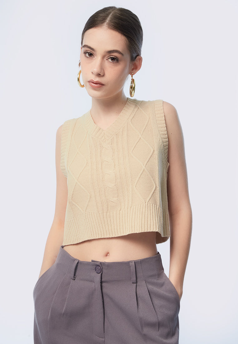 Oversized Knit Vest