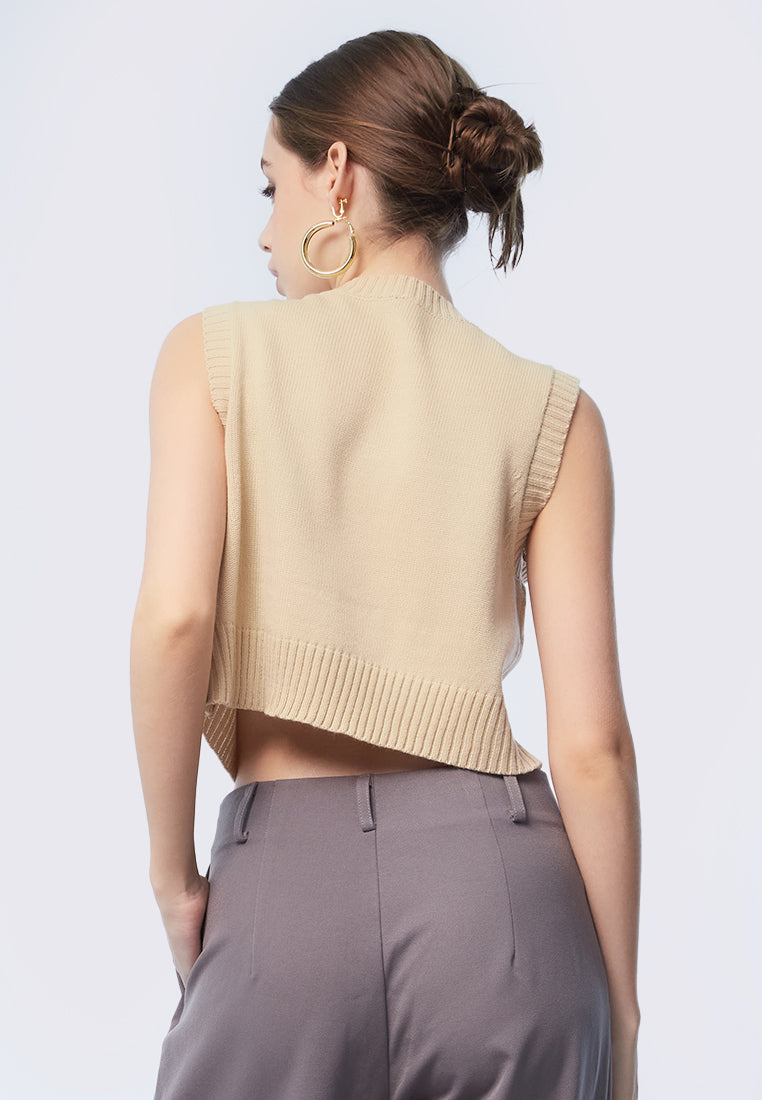 Oversized Knit Vest