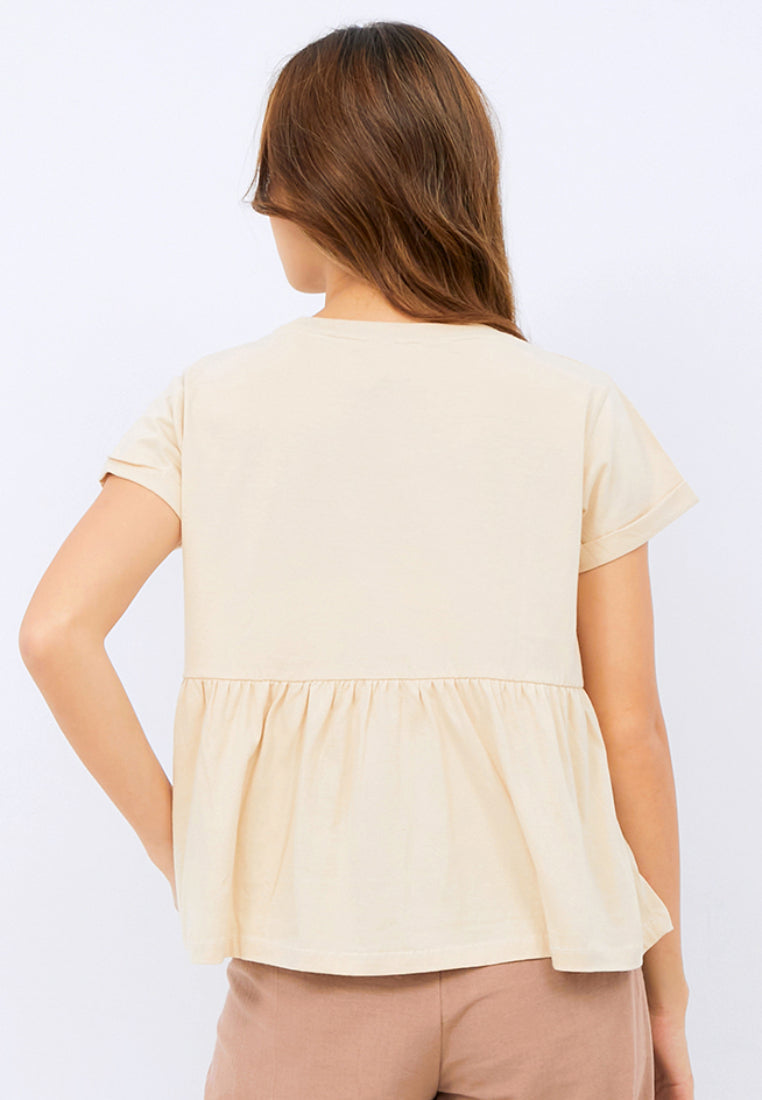 Short Sleeve Flare T-shirt
