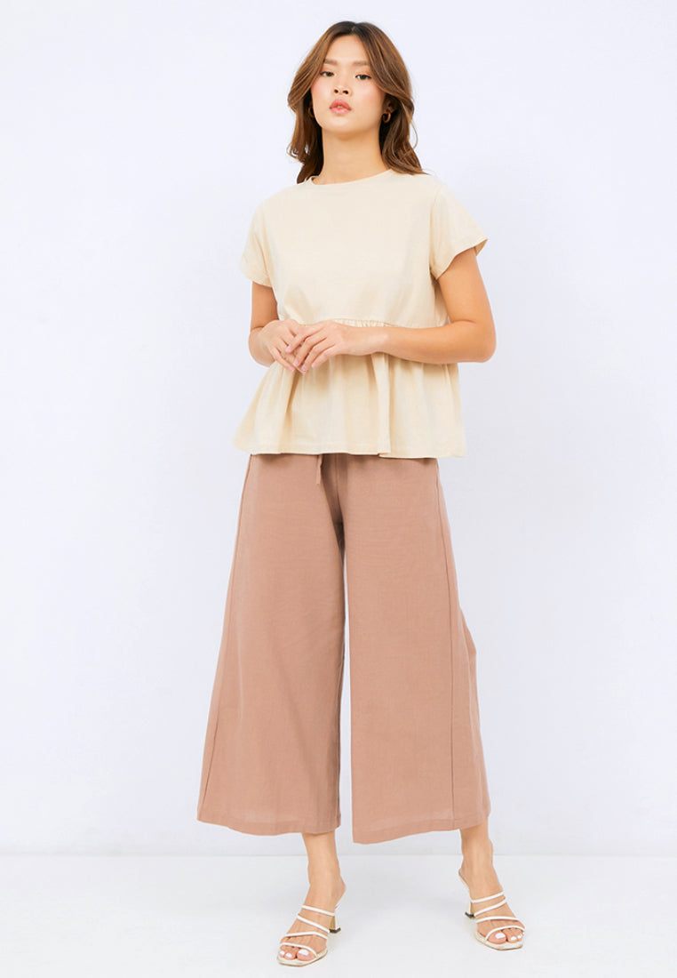 Short Sleeve Flare T-shirt