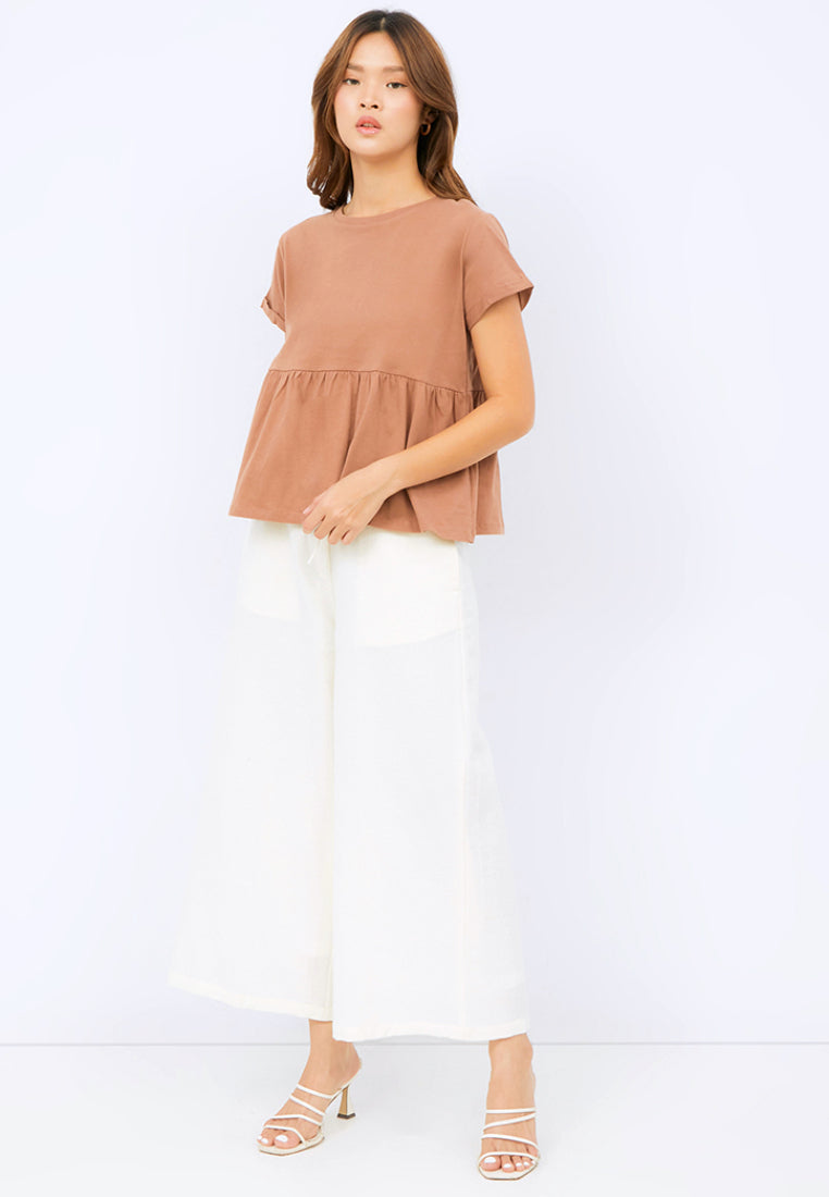 Short Sleeve Flare T-shirt