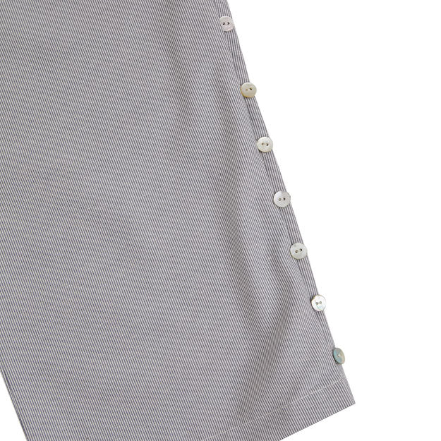 Ikigai Buttonned Slit Pants Grey