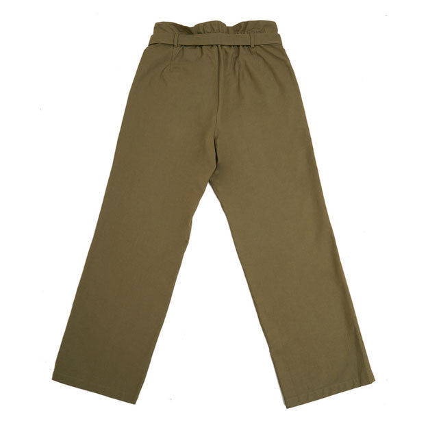 Ikigai Assymetrical Straight Pants Sage Green