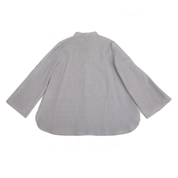 Ikigai Buttoned Sleeve Shirt Grey