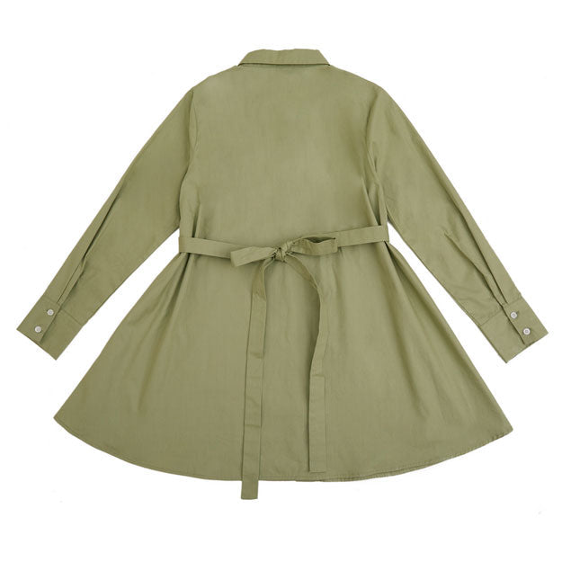 Ikigai Belt-Buttoned Tunic Sage Green