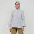 Ikigai Buttoned Sleeve Shirt Grey