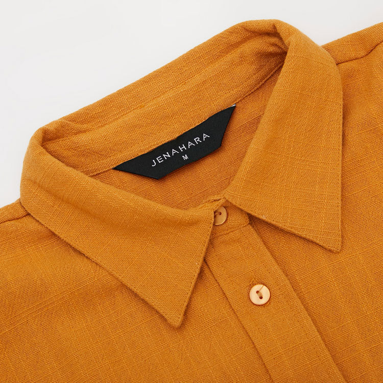 Basic Shirt With Pocket Mustard