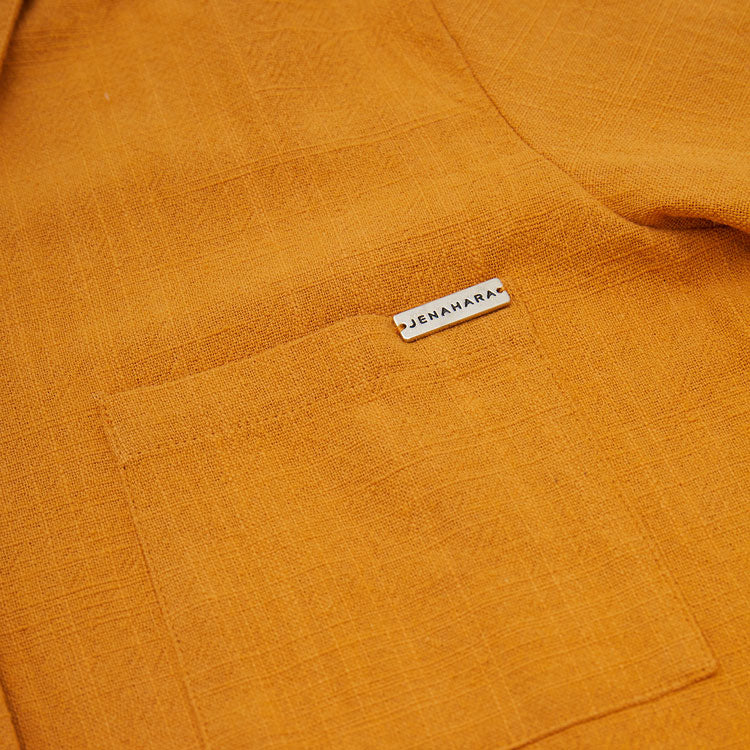 Basic Shirt With Pocket Mustard