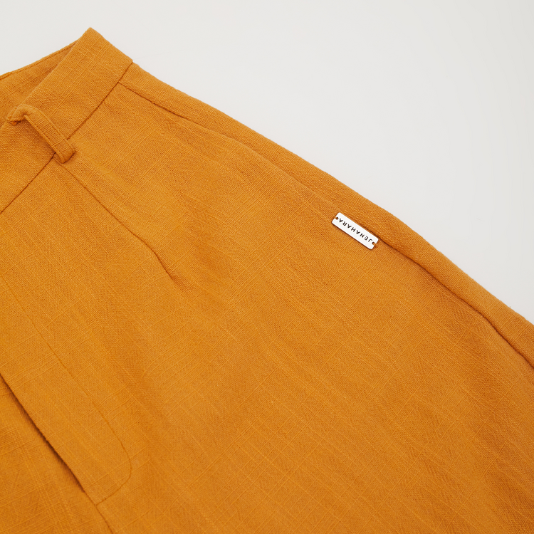 Wide Leg Pants Mustard