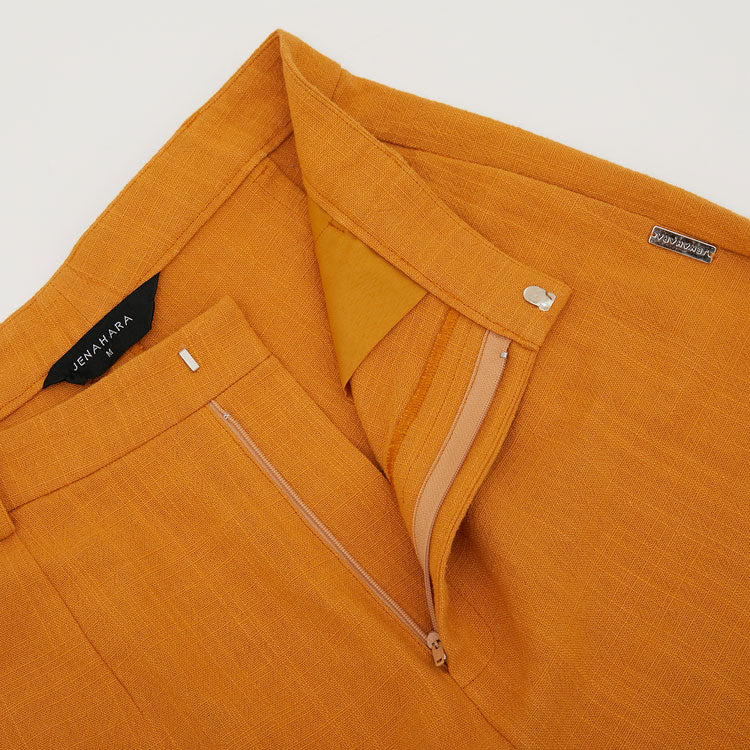 Wide Leg Pants Mustard