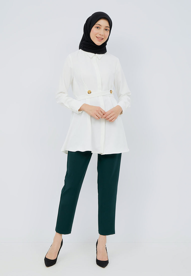 Belt Buttoned Tunic