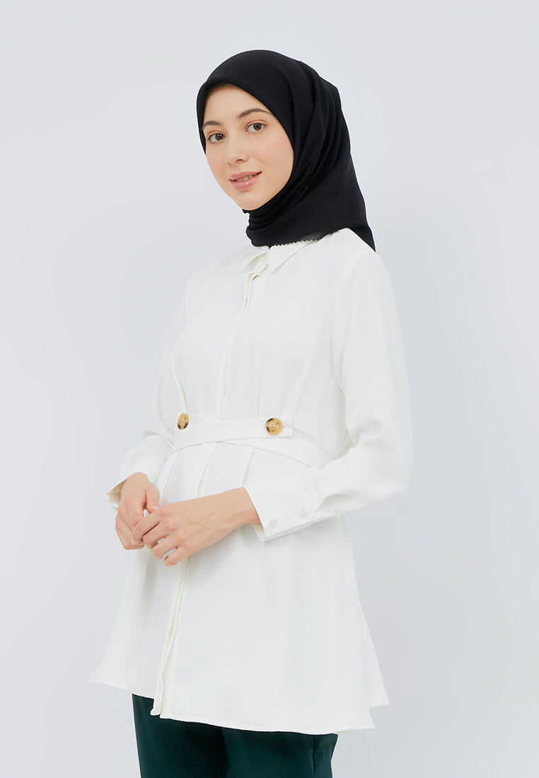Belt Buttoned Tunic