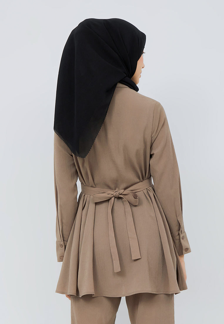 Belt Buttoned Tunic