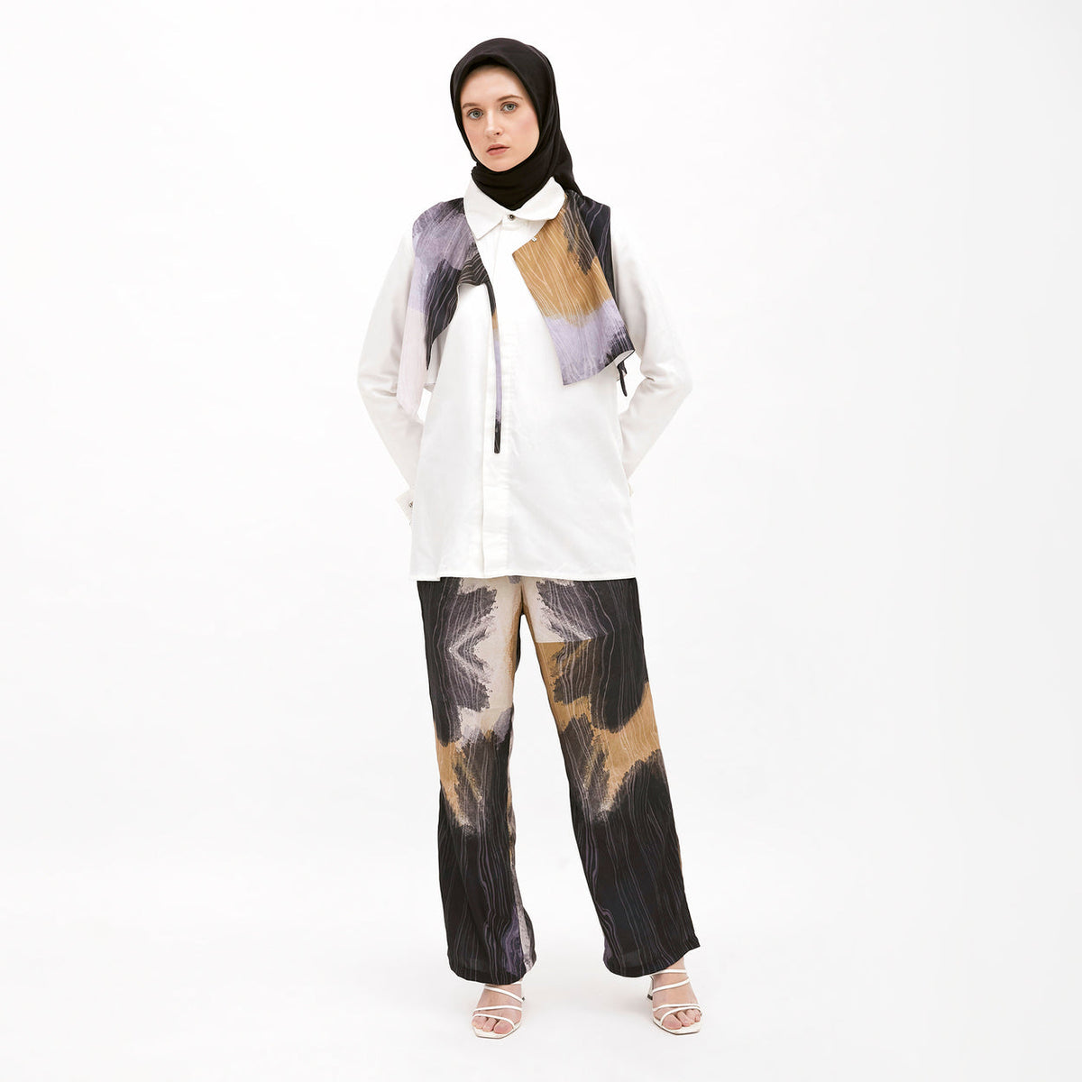 Saudade Statement Outer Navy-Mustard
