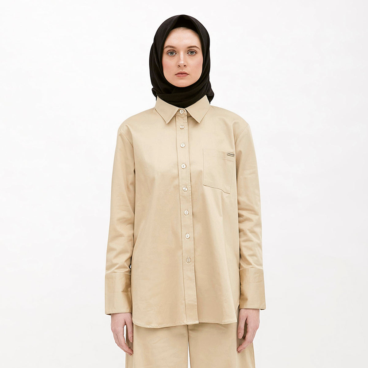 Basic Shirt With Pocket Khaki