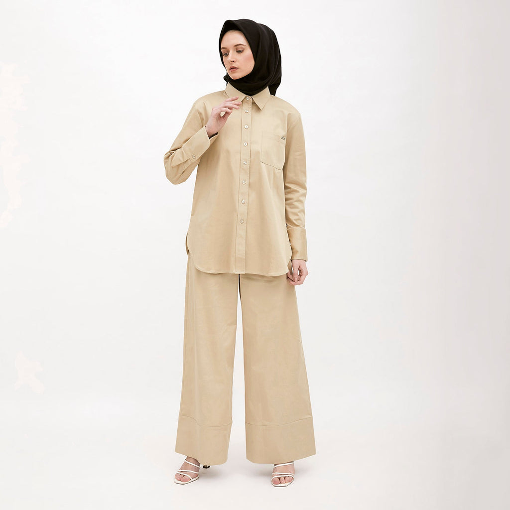 Basic Shirt With Pocket Khaki