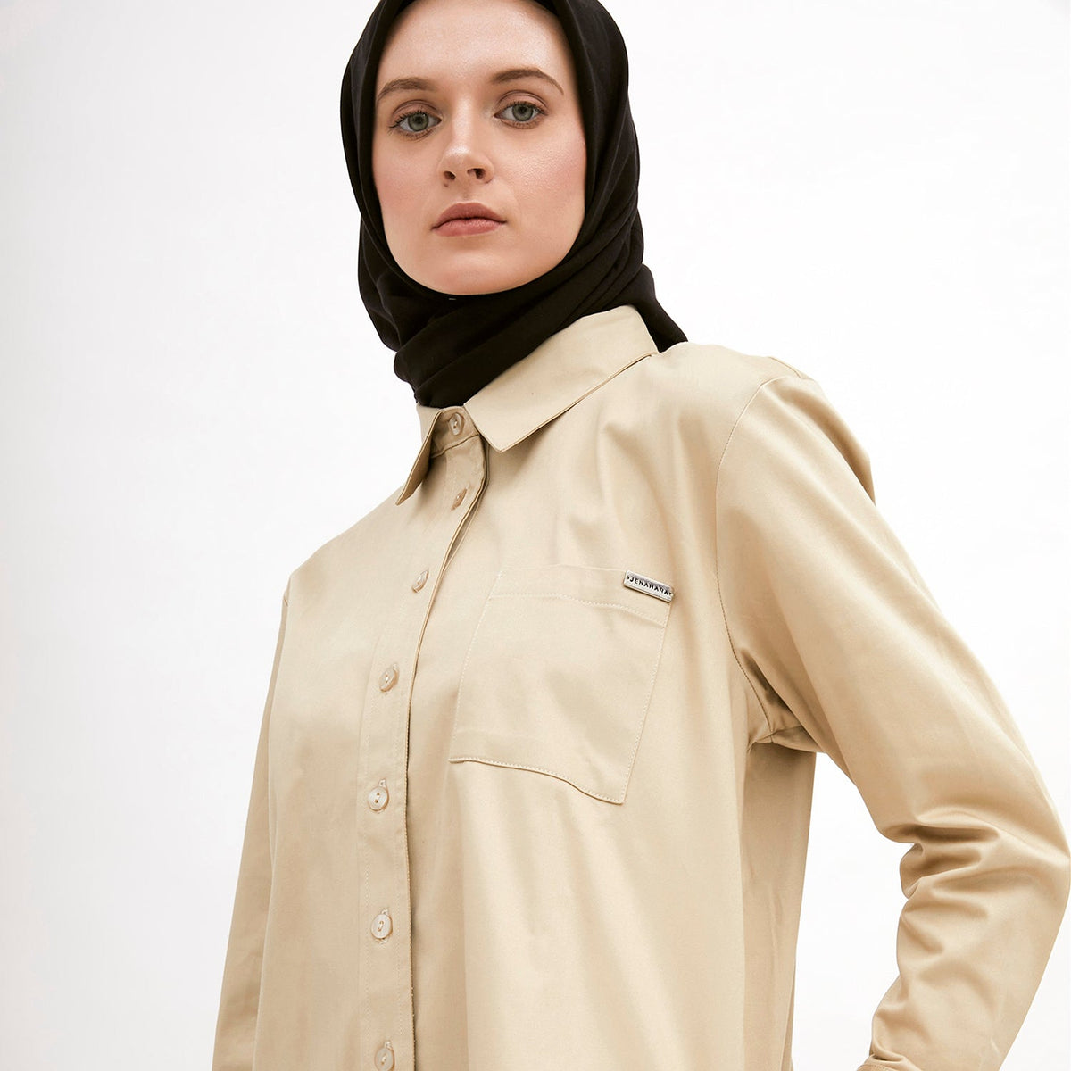 Basic Shirt With Pocket Khaki
