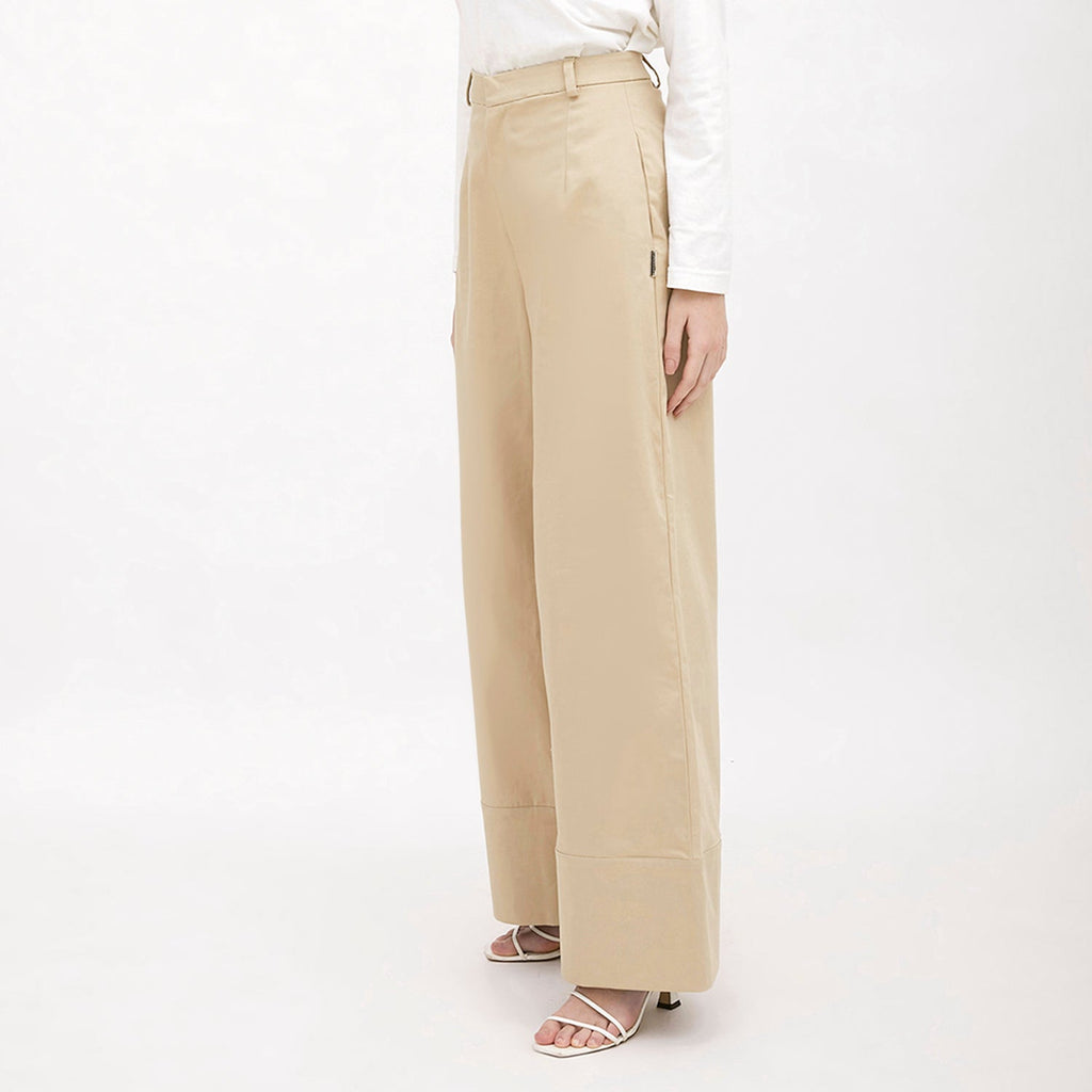 Wide Leg Pants Khaki