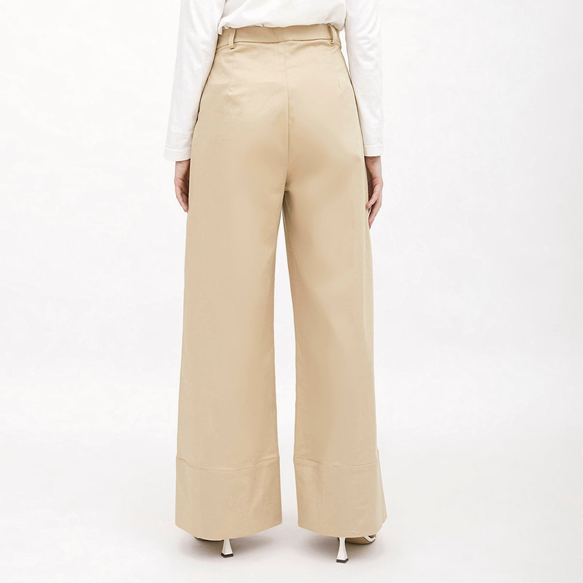 Wide Leg Pants Khaki