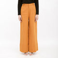 Wide Leg Pants Mustard