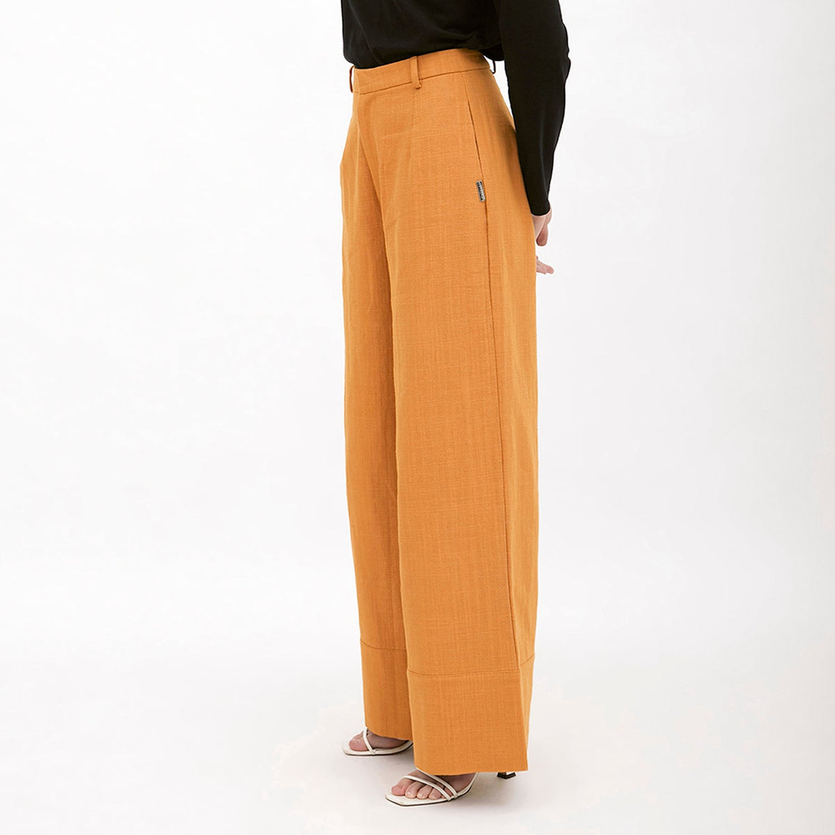 Wide Leg Pants Mustard