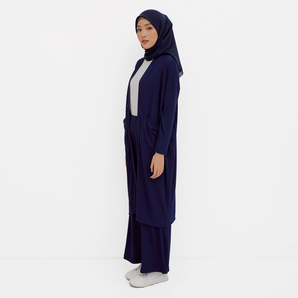 Ikigai Cardigan Outer Navy