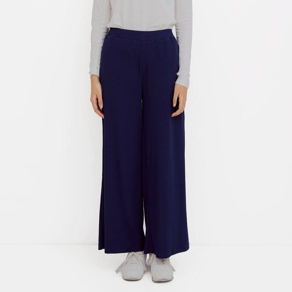Ikigai Knit Wide Pants Navy