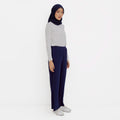 Ikigai Knit Wide Pants Navy