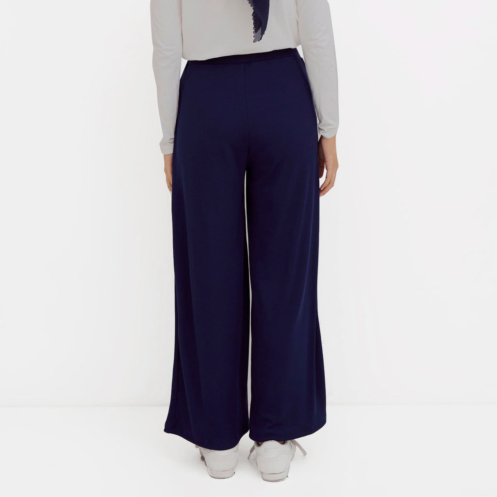 Ikigai Knit Wide Pants Navy