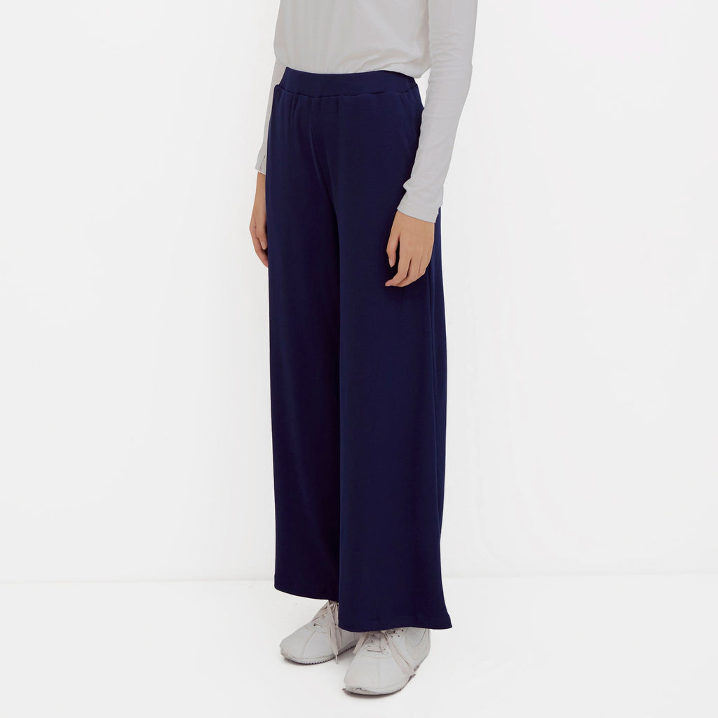 Ikigai Knit Wide Pants Navy