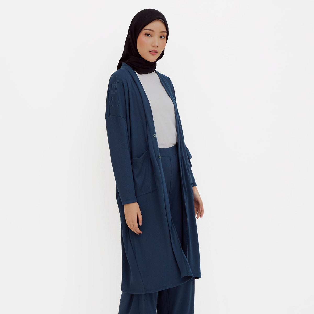 Ikigai Cardigan Outer Pine Green