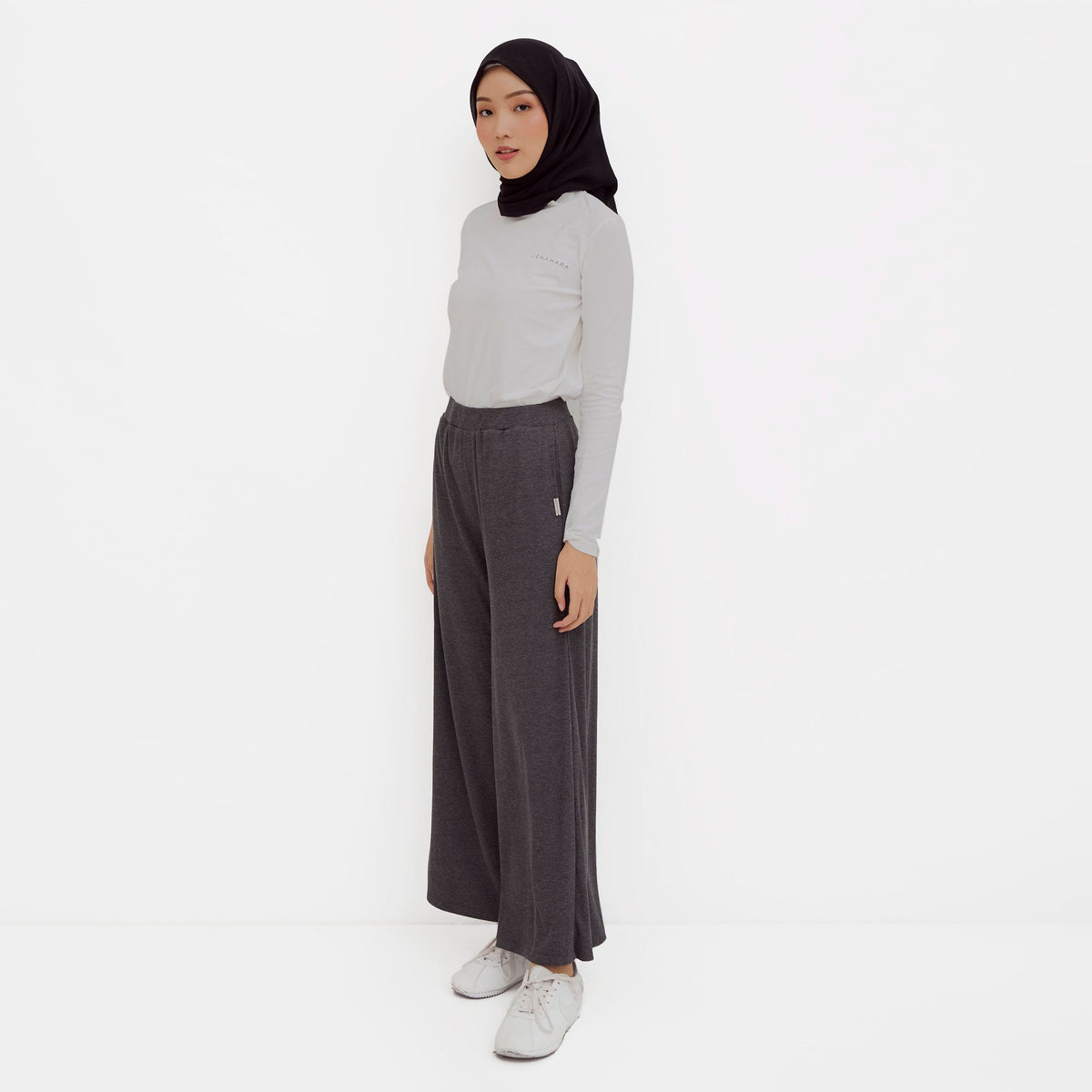 Ikigai Knit Wide Pants Grey