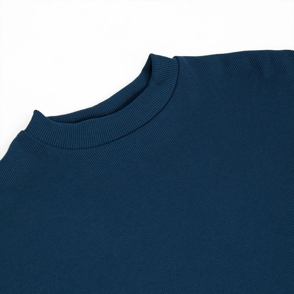 Ikigai Rib Sweatshirt Navy