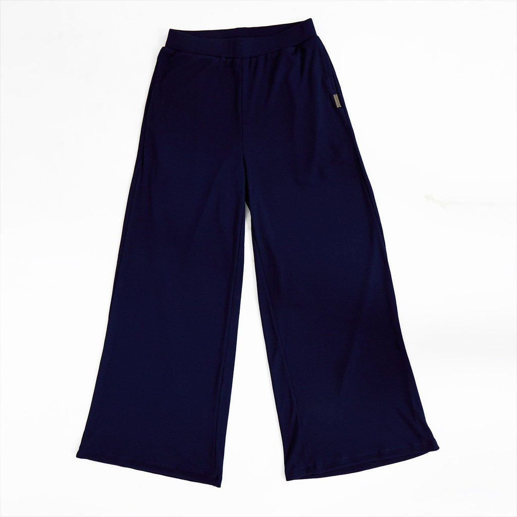 Ikigai Knit Wide Pants Navy