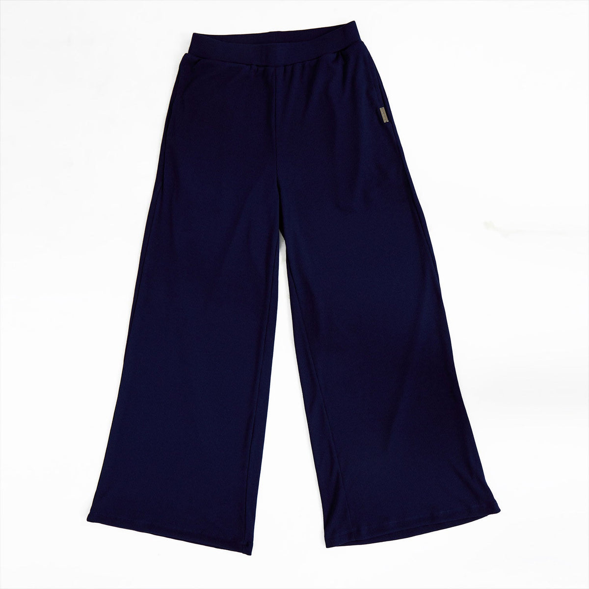 Ikigai Knit Wide Pants Navy
