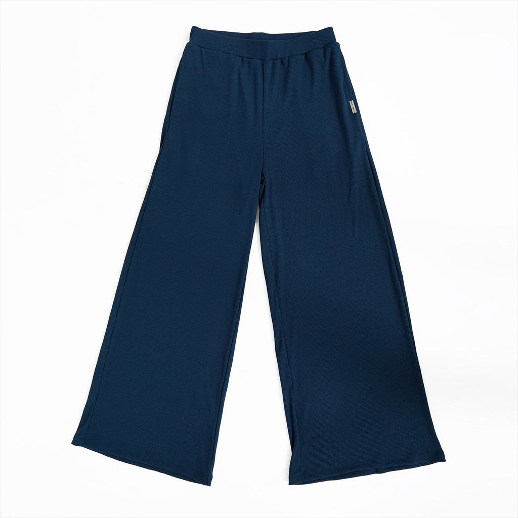 Ikigai Knit Wide Pants Pine Green