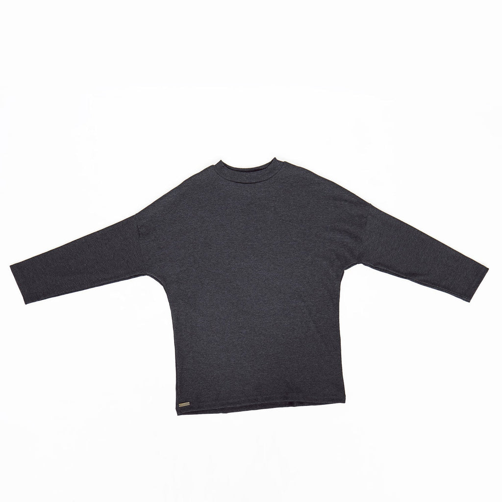 Ikigai Rib Sweatshirt Grey