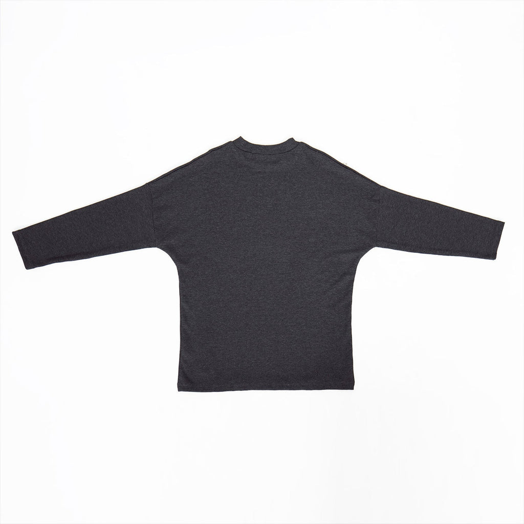 Ikigai Rib Sweatshirt Grey