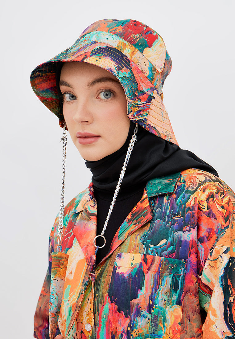 PRINTED BUCKET HAT