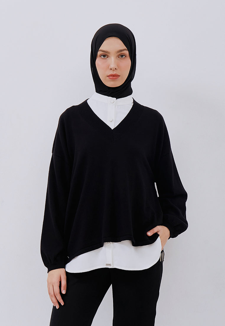 KNIT BLOUSE