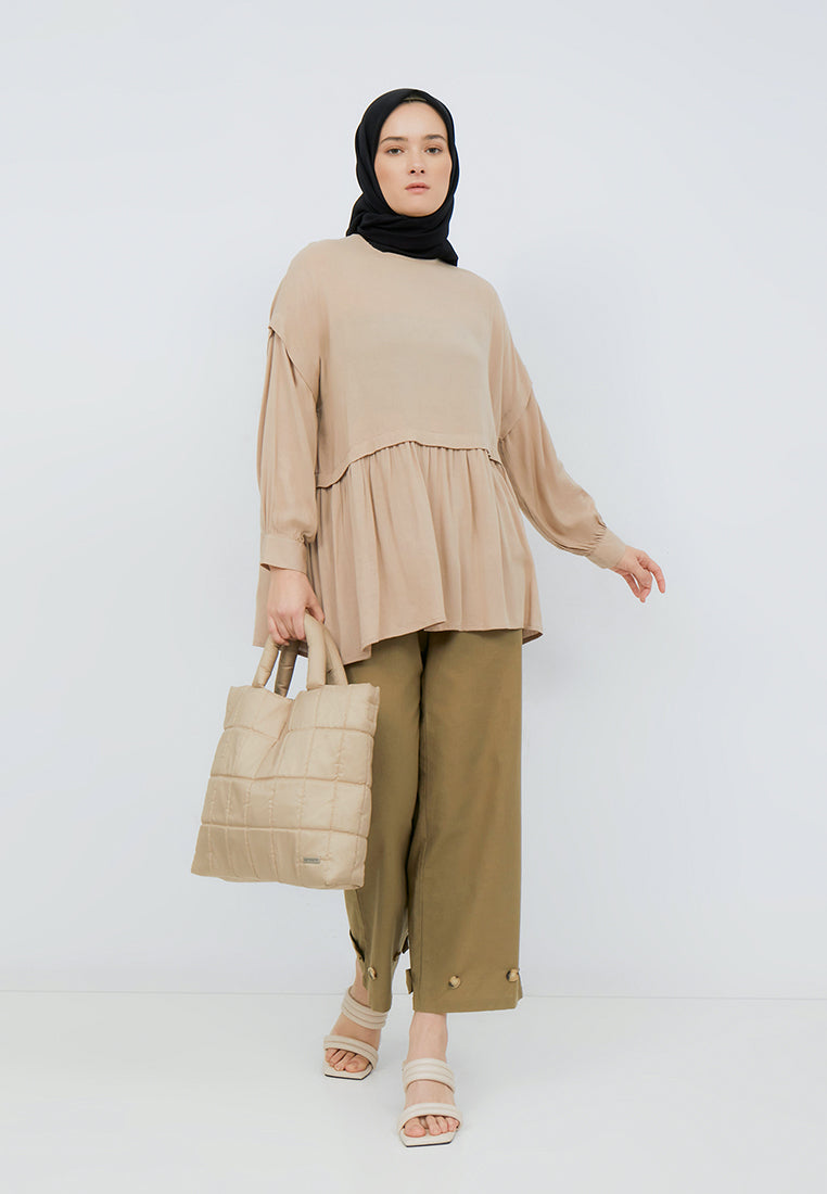 GATHERED BLOUSE